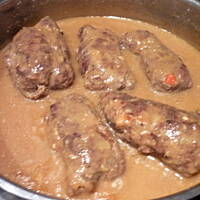 Zrazy wołowe w sosie!