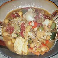 Kalafior z ciecierzycą