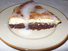 Fot. OwocowaSałateczka, Cytrynowy sernik na spodzie marchewkowo-piernikowym