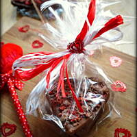 Walentynkowe ciasteczka czekoladowo-truskawkowe