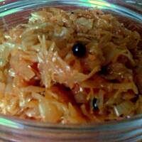 Słodka kapusta pieczona w rękawie