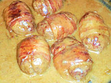 Fot. mariola2000, Zrazy mielone w boczku w sosie grzybowym wg M&Ł