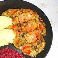 Zraziki z kurczaka zapiekane w sosie wg M&Ł