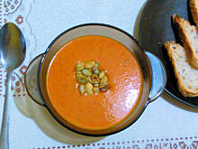Fot. mariola2000, Zupa krem z pieczonej dyni i papryki wg M&Ł