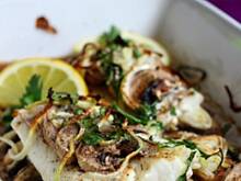 Fot. Mloda, Ryba FIT - zapiekana z pieczarkami i cebulą