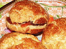 Fot. Amatorka kulinarna, Bułeczki drożdżowe na śmietane
