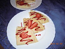 Fot. patysiapysia, walentynkowe naleśniki dla dwojga