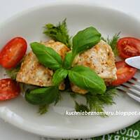 Roladki schabowe z szynką i serem w sosie z suszonych pomidorów