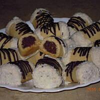 ciastka z nadzieniem kokosowym