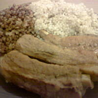 Duszone żeberka w miodzie