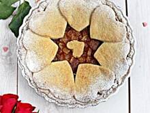 Fot. Mloda, Walentynkowa tarta z prażonymi jabłkami