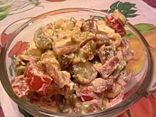 Fot. Dżanina Fonda, Sałatka niespodziewanie dobra (znów z selerem naciowym)