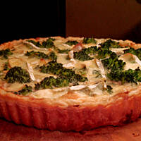 Quiche cztery sery z brokułem