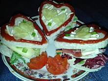 Fot. patysiapysia, walentynkowe kanapeczki