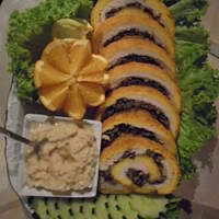 Rolada z żółtego sera