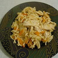 Kurczak z makaronem ciut imbirowy