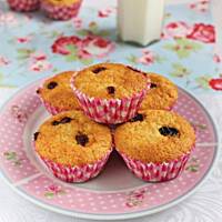 Muffiny jaglane z żurawiną