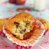 Muffiny jaglane z żurawiną