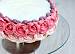 Fot. Mloda, Tort z różyczkami śmietanowo - malinowy
