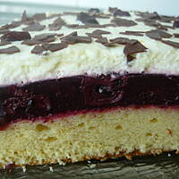 Tortowe ciasto wiśniowe