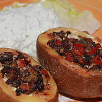 Ziemniaczane łódeczki