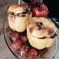 Faszerowane papryki zapiekane pod serem