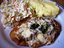 Fot. aga-23, Schabowy z pasztetem i serem