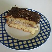 Biszkopt z bitą śmietaną straciatella