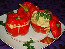 Fot. Marcin P, Papryka faszerowana mięsem, pieczarkami i serem