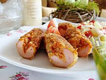 Fot. 2milutka, Parówki z nadzieniem serowym w orzechowej panierce