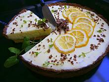 Fot. Magdalena Ssk, Kruche ciasto z masą cytrynowo-miętową