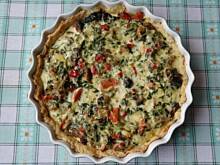 Fot. eluchap, Quiche (kisz) ze szpinakiem