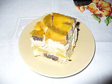 Fot. domi87, Tort serowo makowy z karmelizowanymi jabłkami