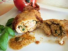 Fot. rfima, serowy devolay z bazylią