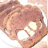 Babka kakaowa z bananami