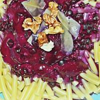 Maccheroni na słodko z serem Dziugas