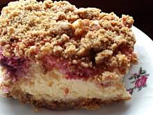 Fot. goplana2, Sernik kremowy z malinami