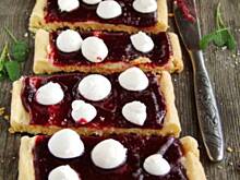 Fot. izaa_a, Mazurek wiśniowy z kremem kokosowym 