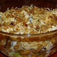 Sałatka z prażoną cebulką