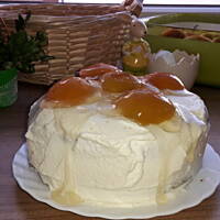 Tort na wielkanoc rozbite jajka