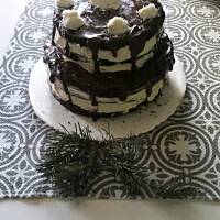 Tort czekoladowy z kremem kokosowym i whisky