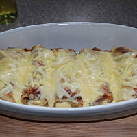 Naleśniki Zapiekane Z Kurczakiem I Warzywami