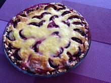 Fot. mariolan76, Tarta ze śliwkami i masą śmietanową 