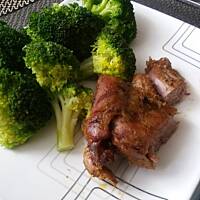 Pieczone udo z indyka