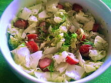 Fot. małpiatka, Młoda kapusta duszona z cebulką
