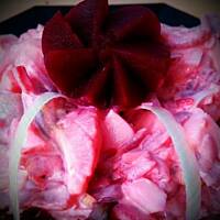 Sałatka ze śledzi i buraczków :)