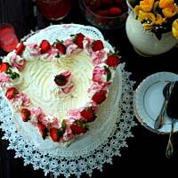 Tort serce (bez formy w kształcie serca) 