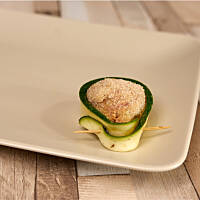 Klopsiki zawijane cukinią