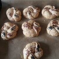 Bułeczki orkiszowe z otrębami