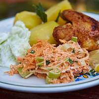 Surówka marchwiowa do pieczonego drobiu